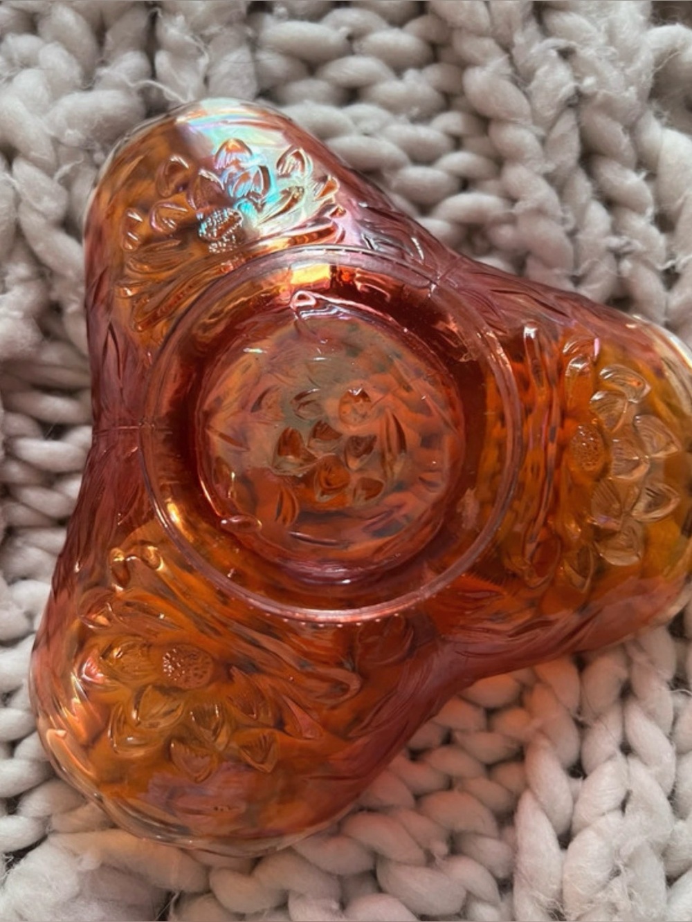 Vintage Fenton Marigold carnival dish